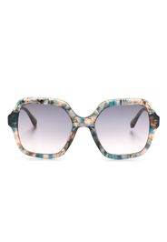 GIGI STUDIOS Renata oversized-frame sunglasses - Blu