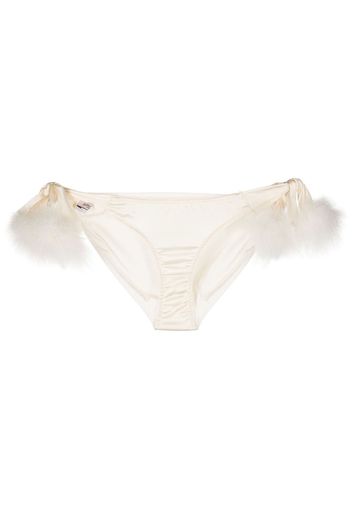 Gilda & Pearl Slip con decorazione - Bianco