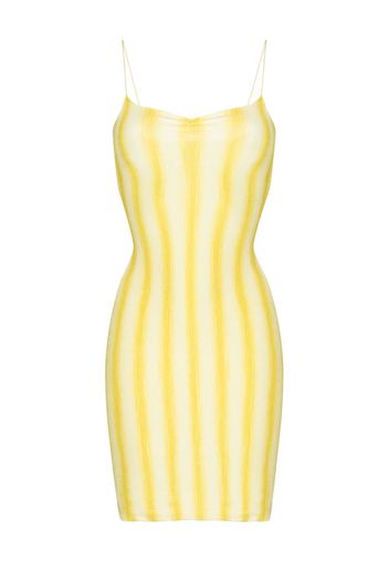 Gimaguas Simi striped bodycon minidress - Giallo