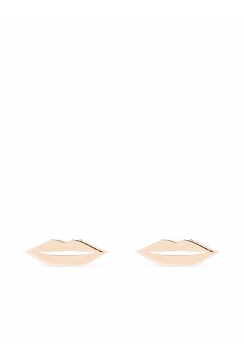 GINETTE NY 18kt rose gold French Kiss stud earrings - Rosa