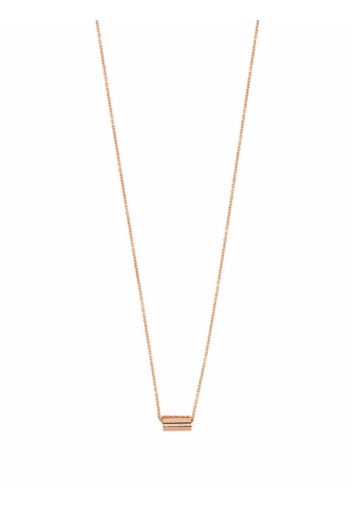 GINETTE NY 18kt rose gold Mini Straw necklace - Oro