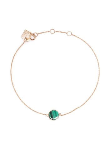 GINETTE NY Bracciale Ever in oro rosa 18kt con malachite