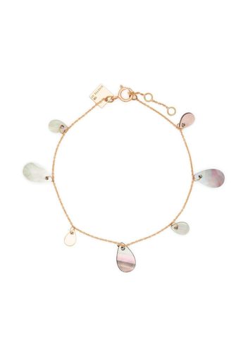 GINETTE NY 18kt rose gold mother of pearl charm bracelet - Oro