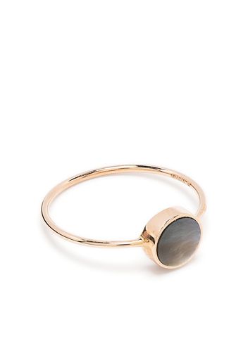 GINETTE NY Mini Ever mother-of-pearl ring - Toni neutri