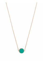 GINETTE NY 18kt yellow gold Mini Ever turquoise disc necklace - Oro