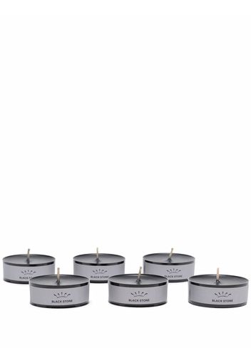 GINORI 1735 Blackstone tea-light candle set - Nero