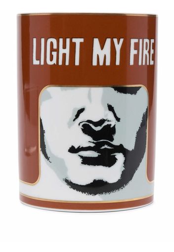 GINORI 1735 Light My Fire two-wick candle - Arancione