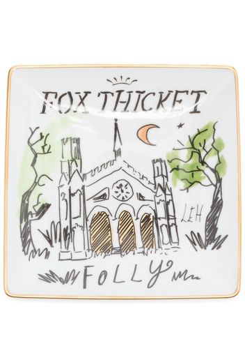 GINORI 1735 Fox Thicket Folly tray - Bianco