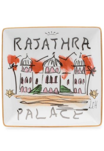 GINORI 1735 Rajathra Palace square plate (13.5cm) - Bianco