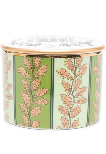 GINORI 1735 Fox Thicket Folly ceramic box - Verde