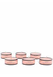 GINORI 1735 Orange Renaissance tea-light candle set - Rosa