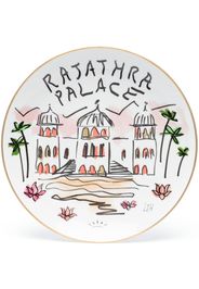 GINORI 1735 Rajathra Palace porcelain plate - Bianco