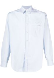 Giorgio Armani Pre-Owned Camicia lunga anni '90 - Blu