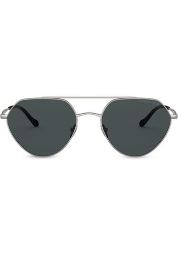 geometric aviator sunglasses