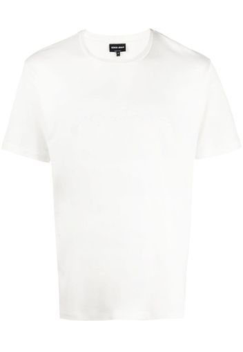 Giorgio Armani T-shirt con ricamo - Bianco