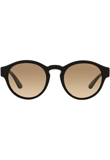 Giorgio Armani round frame sunglasses - Marrone