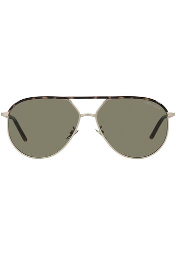 Giorgio Armani aviator-frame sunglasses - Grigio