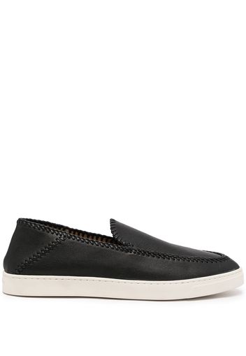 Giorgio Armani slip-on suede trainers - Nero