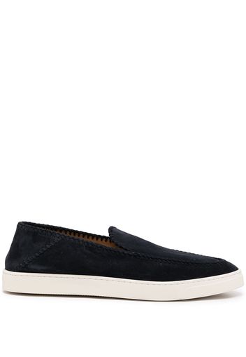 Giorgio Armani slip-on suede trainers - Blu