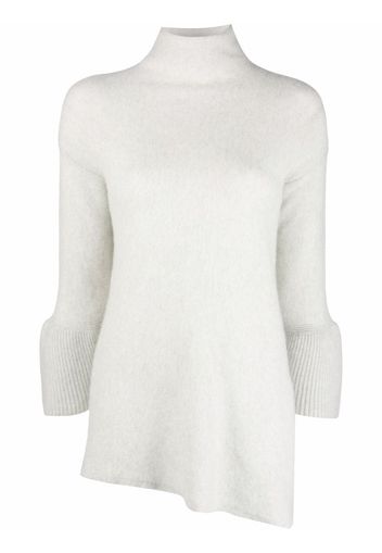 Giorgio Armani asymmetrical cashmere jumper - Toni neutri