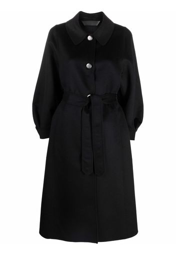 Giorgio Armani button belt coat - Nero