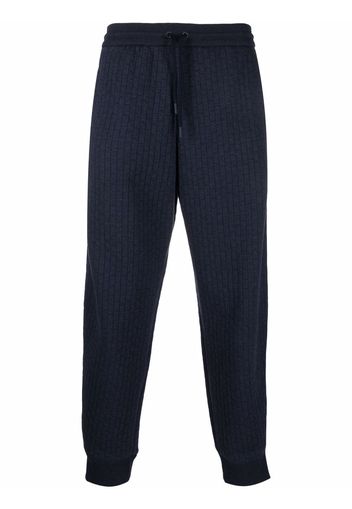 Giorgio Armani pantaloni con banda laterale - Blu