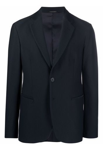 Giorgio Armani single-breasted tailored blazer - Blu