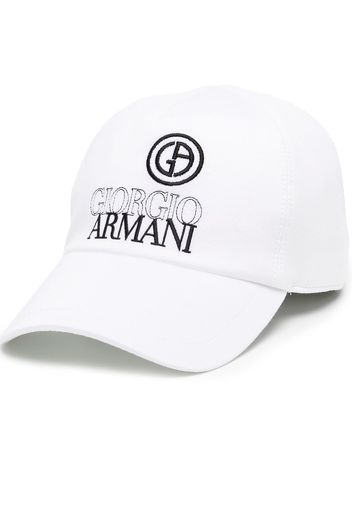 Giorgio Armani embroidered-logo cap - Bianco