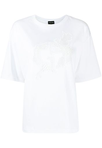 Giorgio Armani logo-print T-shirt - Bianco