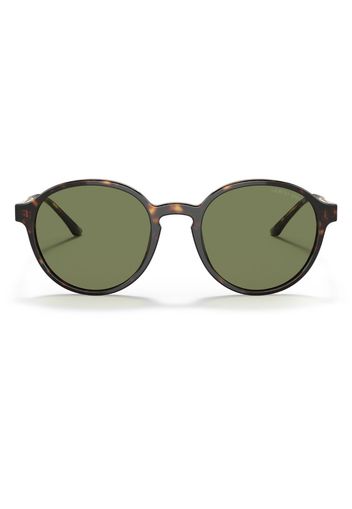 Giorgio Armani Panto round-frame sunglasses - Marrone