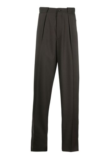 Giorgio Armani pleated tailored trousers - Verde