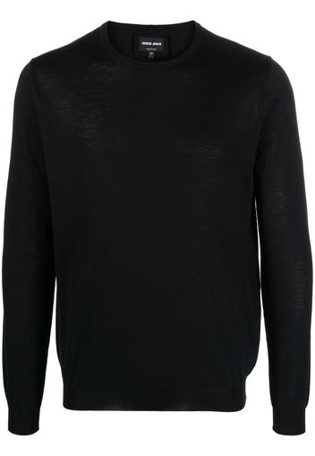 Giorgio Armani crew-neck sweatshirt - Nero