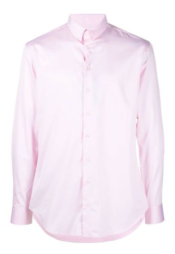 Giorgio Armani long-sleeve cotton shirt - Rosa