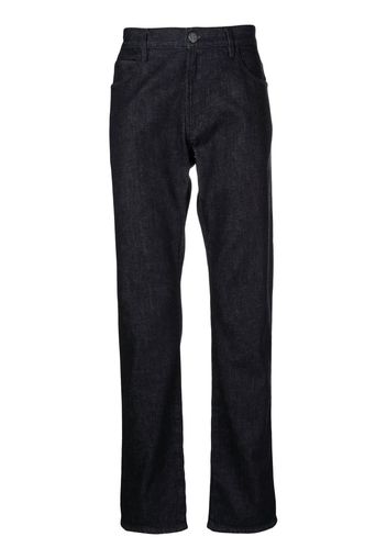 Giorgio Armani five-pocket slim-fit jeans - Blu
