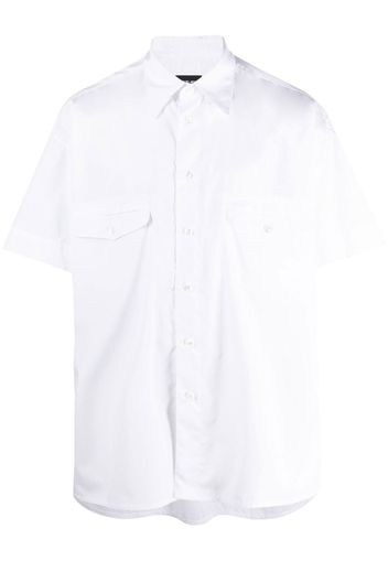 Giorgio Armani short-sleeve button-up shirt - Bianco