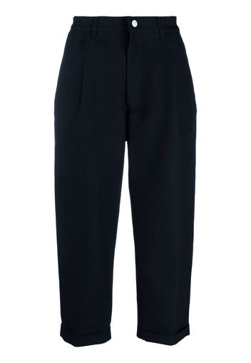 Giorgio Armani cropped tailored trousers - Blu