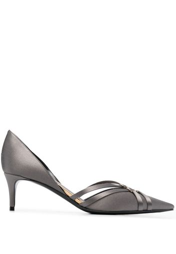 Giorgio Armani 55mm pointed-toe pumps - Grigio