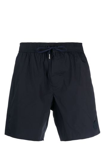 Giorgio Armani logo-plaque swim shorts - Blu