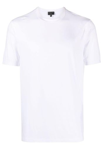 Giorgio Armani crew-neck plain T-shirt - Bianco