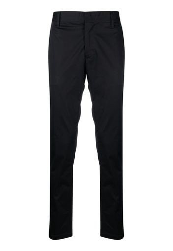 Armani mid-rise tapered-leg chinos - Blu