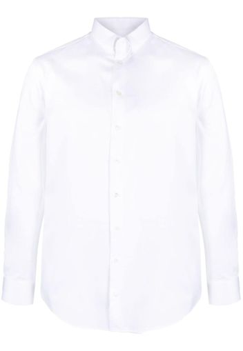 Giorgio Armani long-sleeve cotton shirt - Bianco