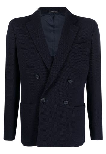 Giorgio Armani Upton double-breasted blazer - Blu