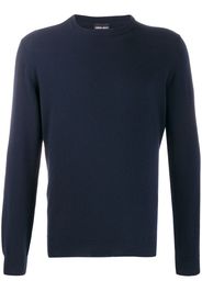 fine knit crew neck sweater