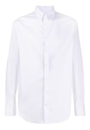 curved hem longsleeved shirt