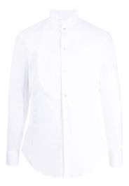 Giorgio Armani long-sleeved cotton shirt - Bianco
