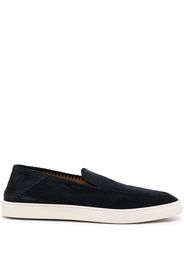 Giorgio Armani slip-on suede trainers - Blu