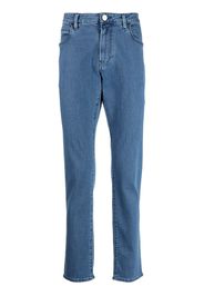 Giorgio Armani low-rise straight-leg jeans - Blu