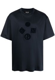 Giorgio Armani logo-patch short-sleeve T-shirt - Nero