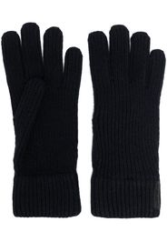 Giorgio Armani cashmere knitted gloves - Blu