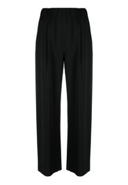 Giorgio Armani wide-leg silk trousers - Nero